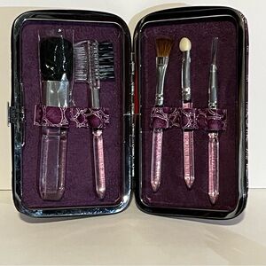 NWOT Purple travel makeup kit